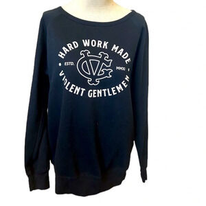 Women’s “Violent Gentlemen” hockey  merch company sweatshirt in XL